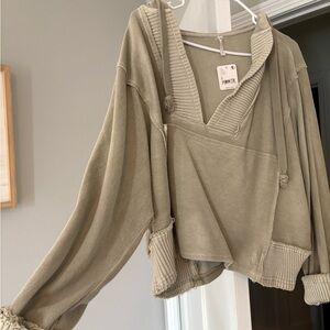 FP Movement by Free People Olive Green Pullover